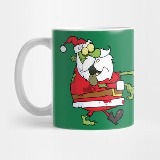 Santa Claus Zombie Merry Christmas Zombie Claus Mug